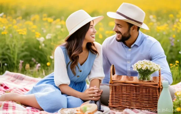 이색피크닉 꽃놀이 - **Gourmet Floral-Inspired Picnic Spread:** A meticulously arranged picnic spread laid out on a taste... 이색피크닉 꽃놀이 - **Gourmet Floral-Inspired Picnic Spread:** A meticulously arranged picnic spread laid out on a taste...
